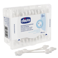  гигиенические ватные палочки с ограничителем chicco, 60 шт дом, квартира, дача 52450 1