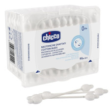 Ватные палочки с ограничителем Chicco, 90 шт