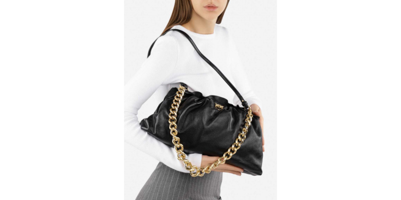 Сумка Pinko chain clutch bag
