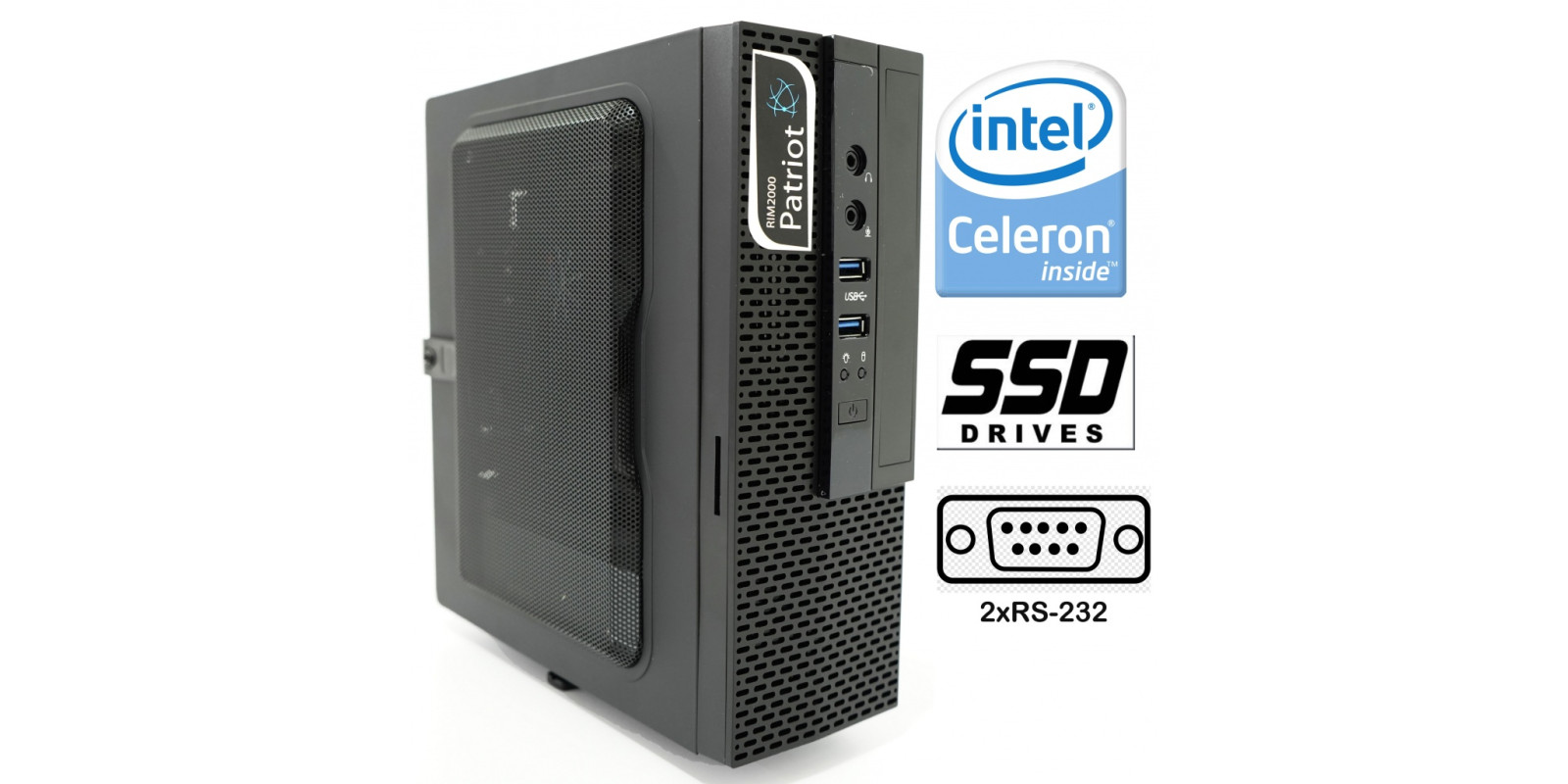 POS компактный компьютер Celeron J4105, 4GB, SSD 120GB,