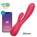  satisfyer mono flex смарт-вибратор кролик, 11.5х3.5 см (красный) хобби, отдых и досуг 13158 2