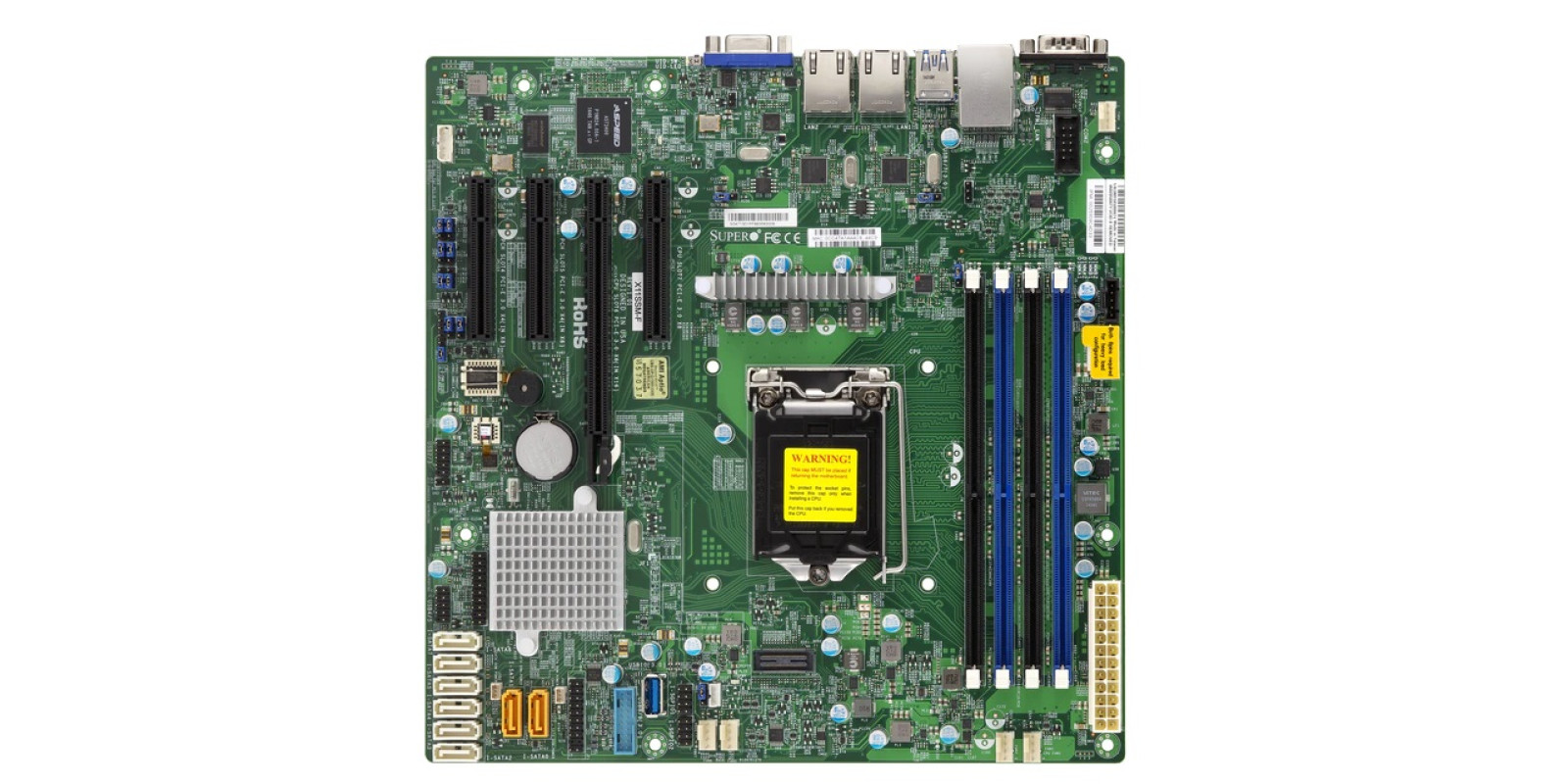 Supermicro MBD-X11SSM-F Intel C236, mATX, 1xCPU LGA 1151, 4x DDR4 ECC UDIMMs, 8*SATA 3, 2x1GbE LAN (i210-AT), 5x USB 3.0, 6x USB 2.0, 2x COM, 2x SuperDOM, IPMI 2.0