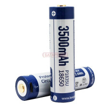 KEEPPOWER 18650 3500 mAh с micro USB keeppower 18650 3500 mah с micro usb офис, бизнес и торговля 54410 1