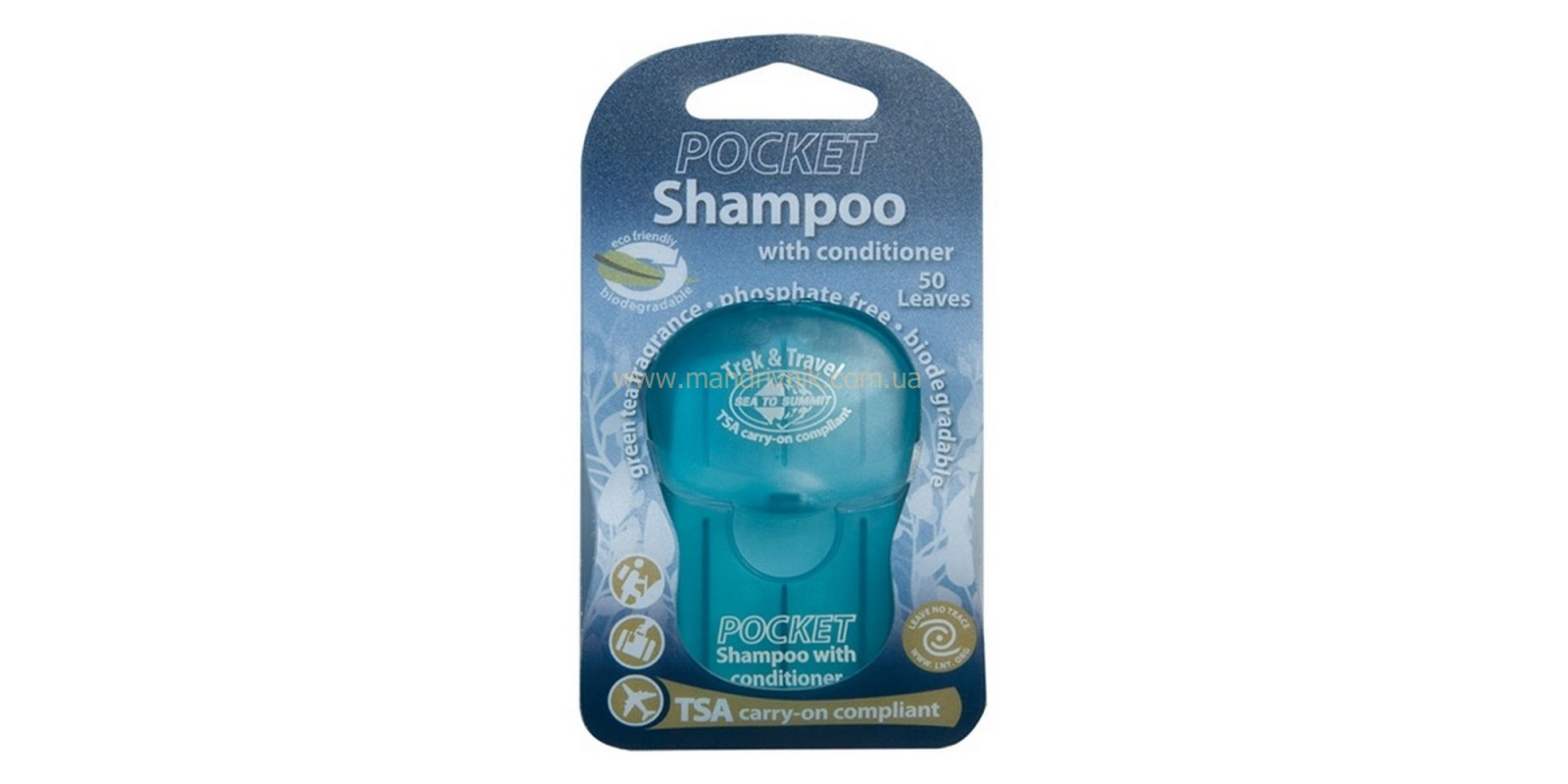 Шампунь Sea to Summit ATTPCS Pocket Cond Shampoo 50 аркушів