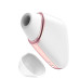  satisfyer love triangle вакуумный клиторальный стимулятор с вибрацией, 14.5х5.6 см (белый) хобби, отдых и досуг 13130 2