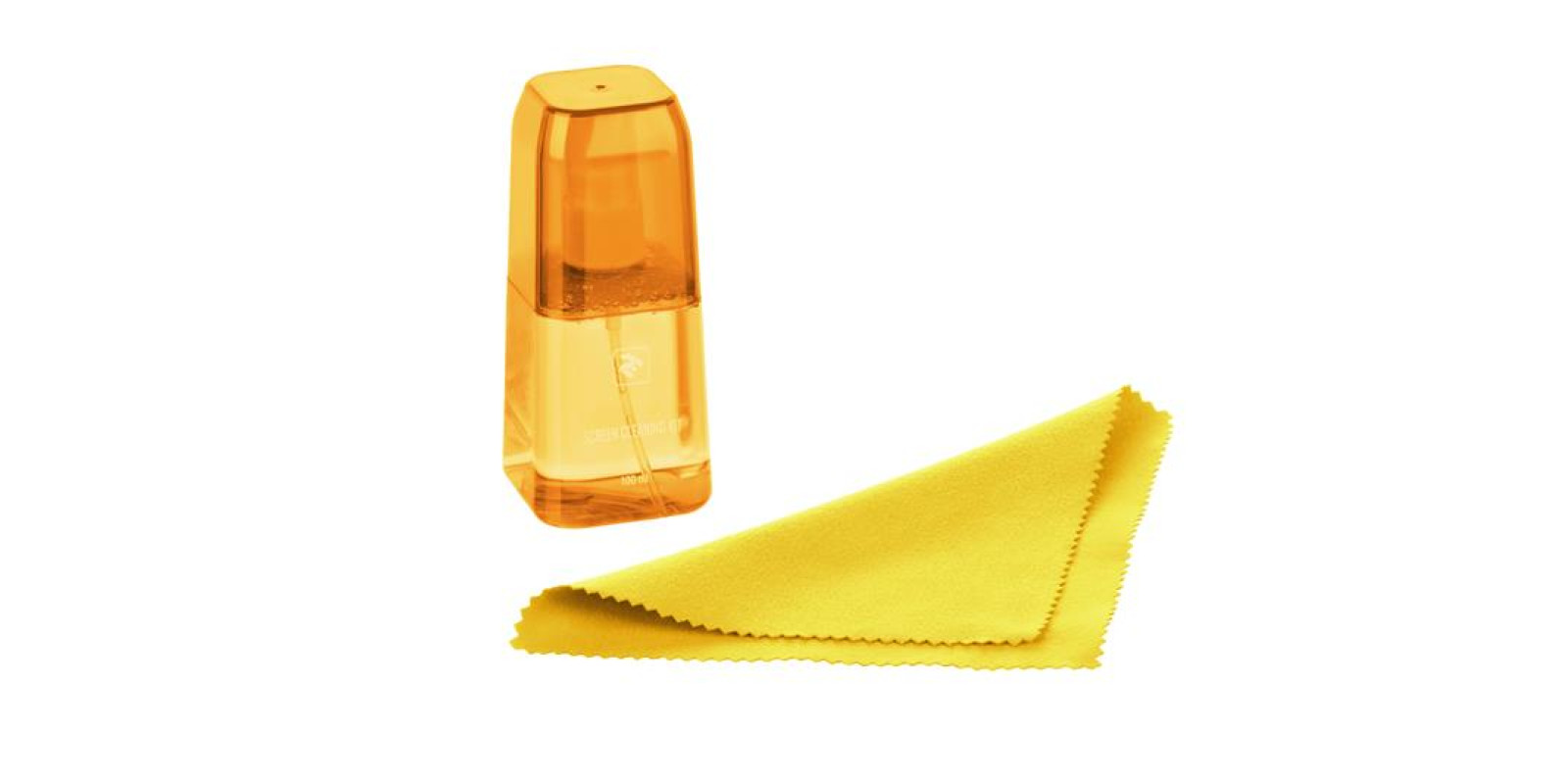 Набір для чищення 2E LUX CLEAN Liquid for LED/LCD 100ml + серветка,Yellow