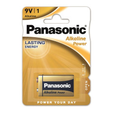 Батарейка Panasonic ALKALINE POWER щелочная 6LF22(6LR61, MN1604, MX1604) блістер, 1 шт.