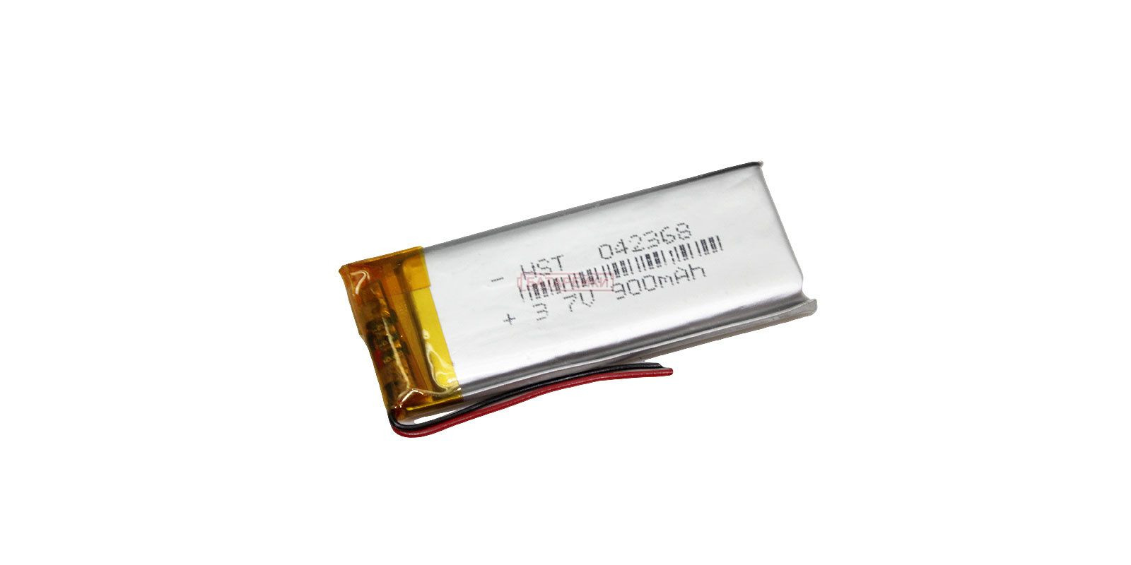 042368 3,7V 900mAh (23x68, толщ.4,0мм) на 2 провода 042368 3,7V 900mAh (23x68, толщ.4,0мм) на 2 провода