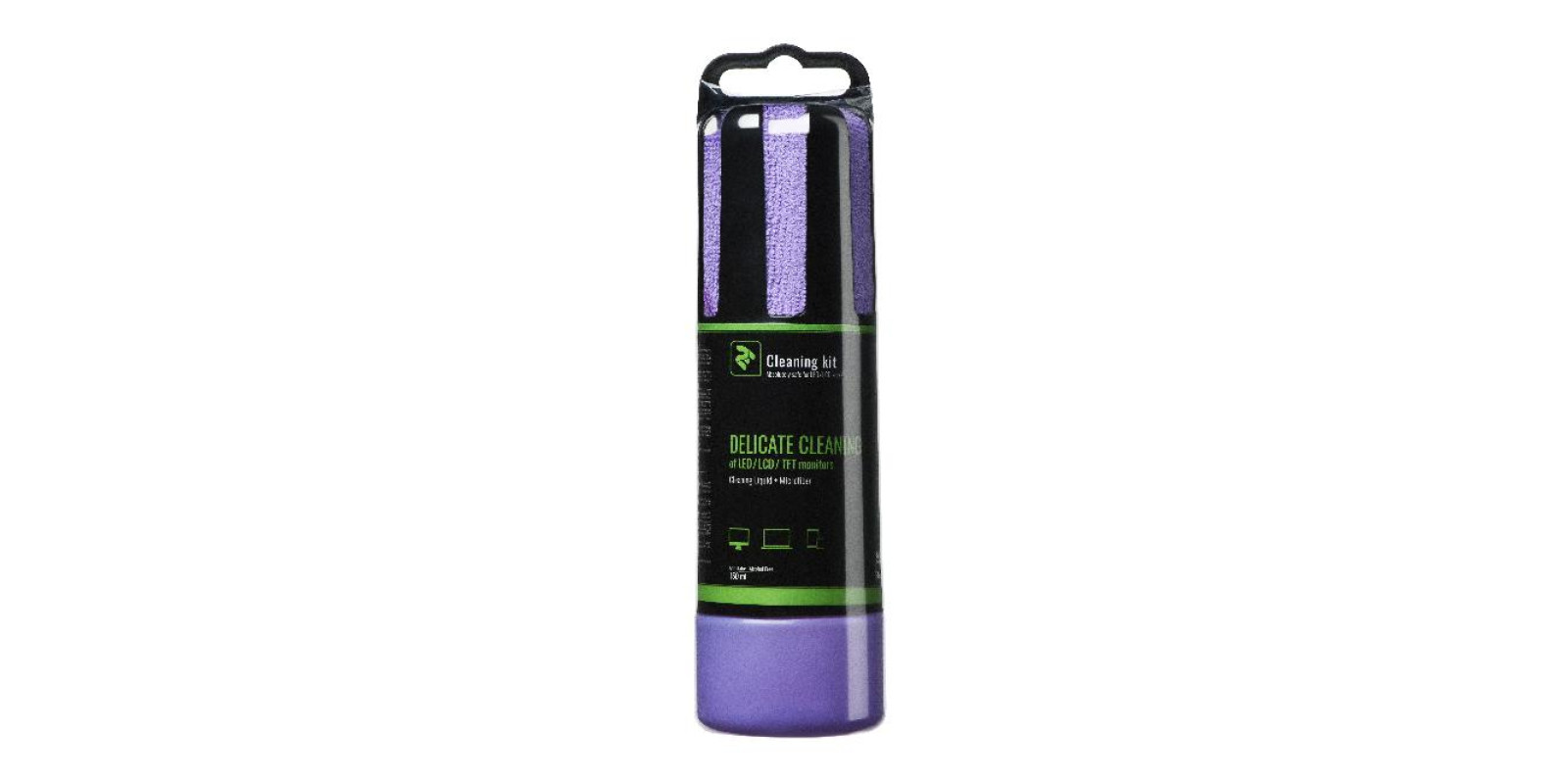 Набір для чищення 2E Liquid for LED/LCD 150ml + серветка, Violet