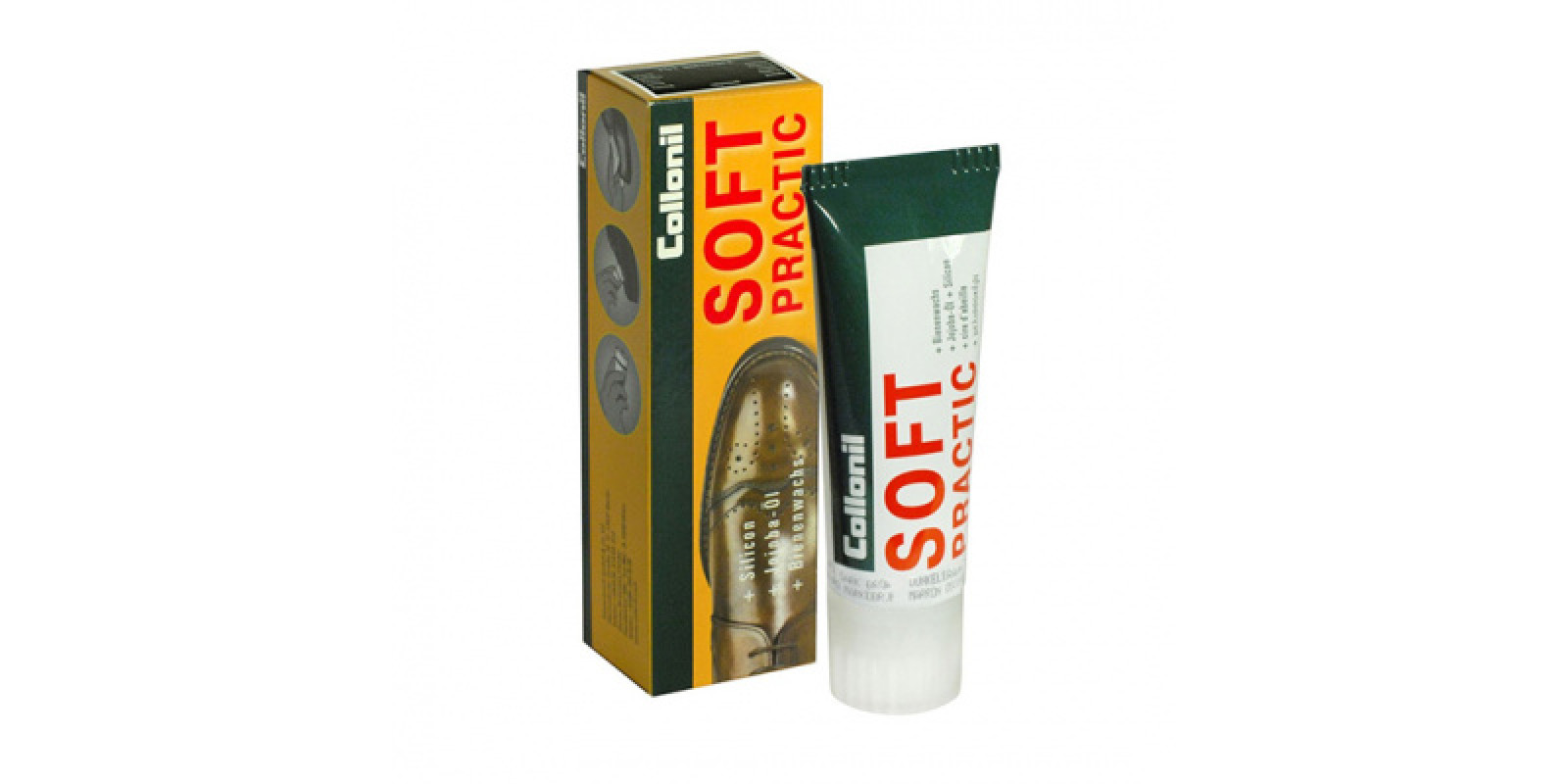 Крем для обуви Collonil Soft Practic 398 Коричневый, 75 ml