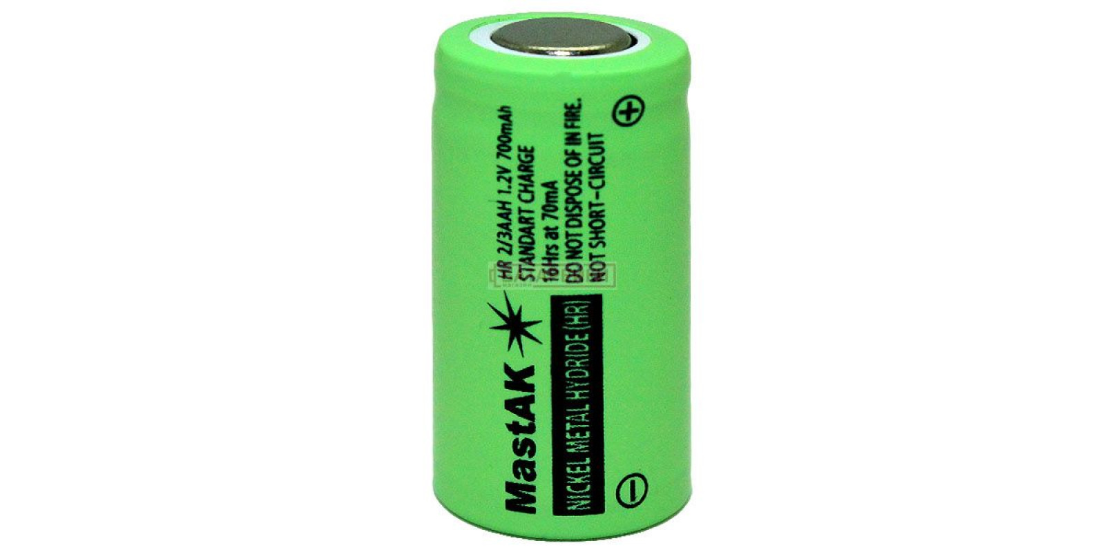 2/3AA Mastak 700 mAh 2/3AA Mastak 700 mAh