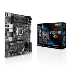 ASUS WS_C246M_PRO s1151, C246, uATX, 4*DDR4, 8xSATA3, RAID, M.2, VGA, HDMI, DP, 2xUSB3.1, 2xUSB3.0, 2xUSB2.0, PCI-E x16, PCI-E x8, PCI-E x1, 2xGbLAN, 8ch