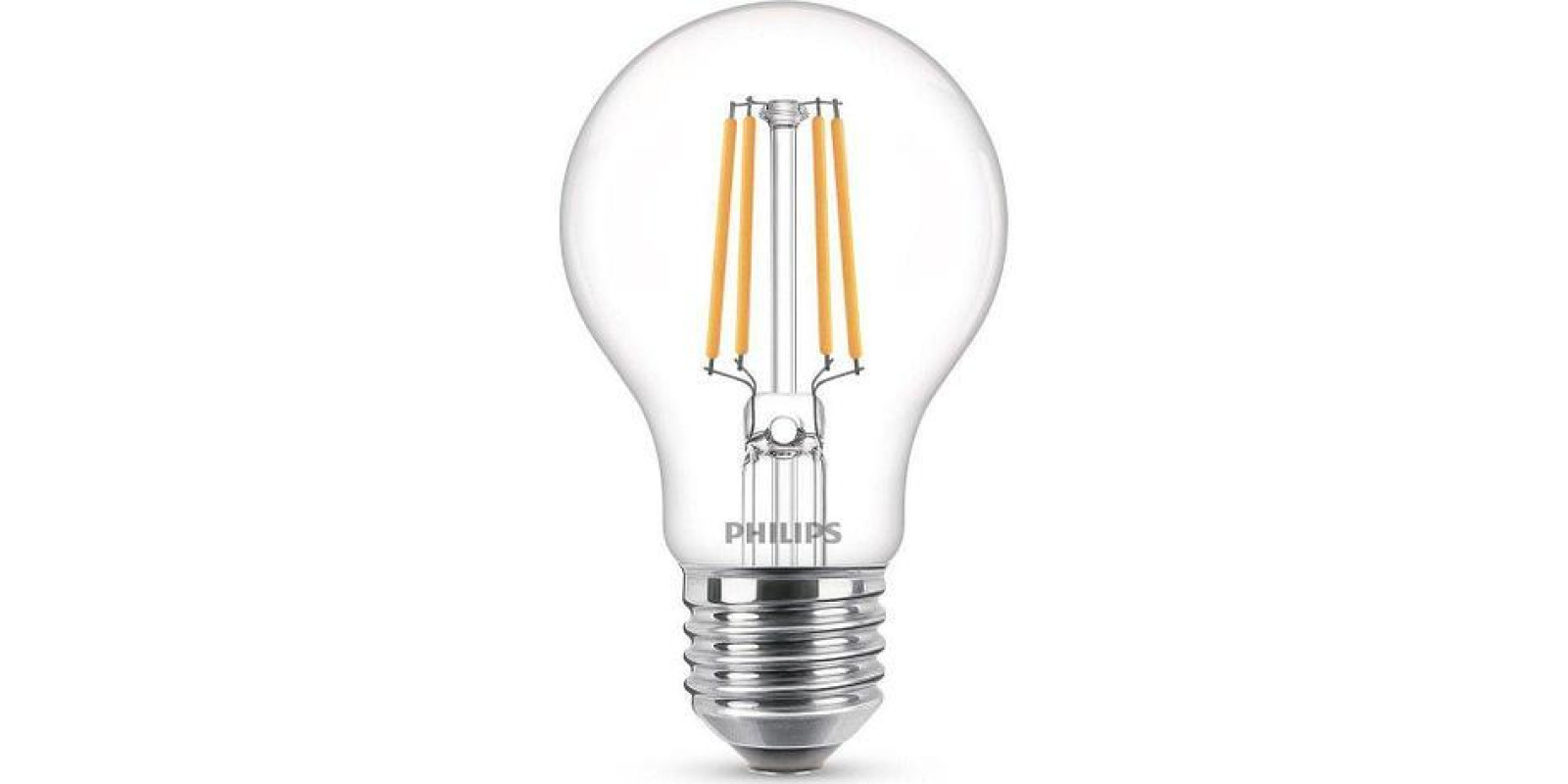 Лампа светодиодная Philips FIL LEDClassic A60 E27 6W 3000K