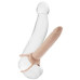  насадка для двойного проникновения accommodator dual penetrators, 15,5х3 см (телесный) хобби, отдых и досуг 13294 2