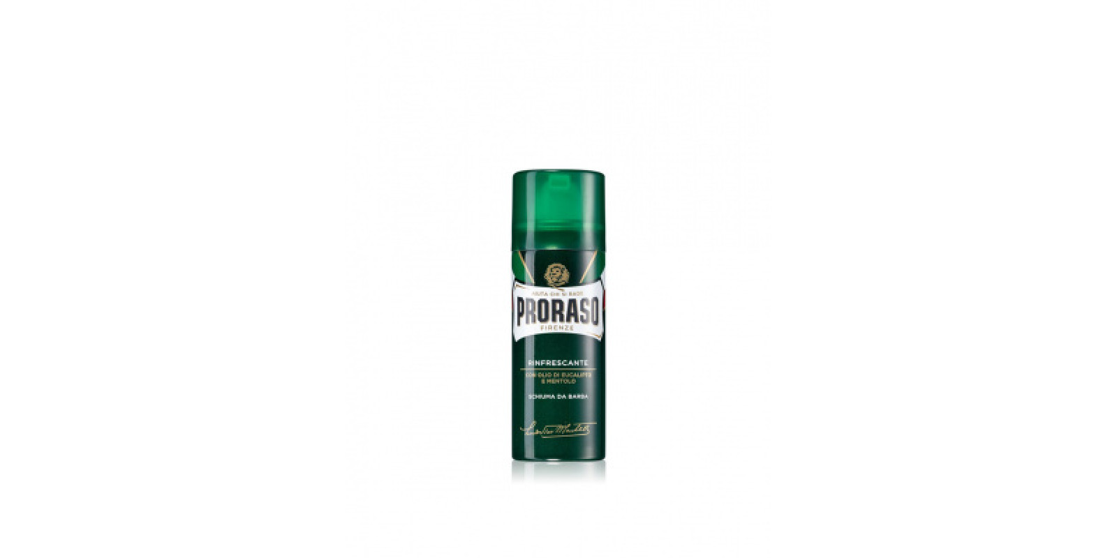 Пена для бритья Proraso Green с ментолом и эвкалиптом 50 ml Пена для бритья Proraso Green с ментолом и эвкалиптом 50 ml