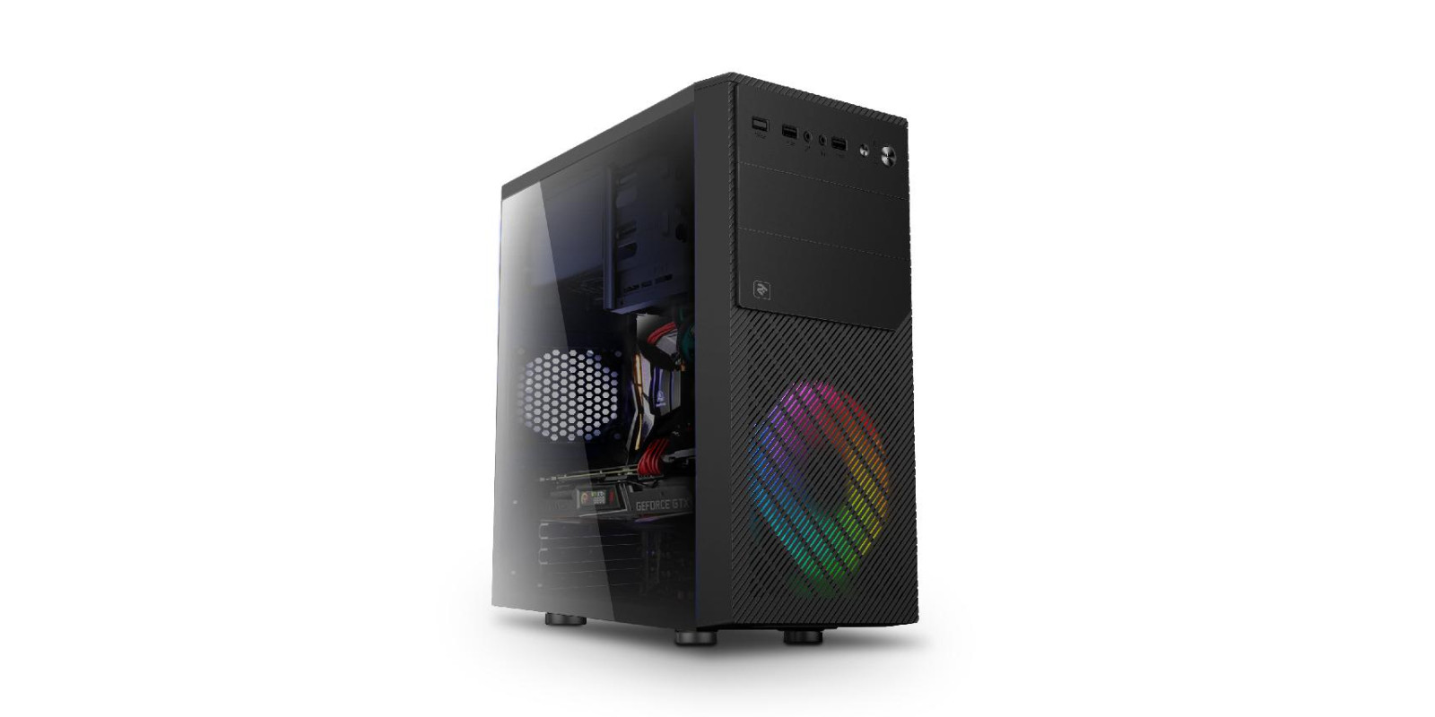 ПК 2E Complex Gaming Intel i5-10400F/H410/16/480F/RX560-4/FreeDos/RD850/500W
