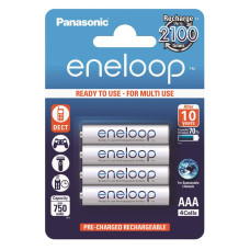 Аккумулятор Panasonic Eneloop AAA 750 4BP mAh NI-MH