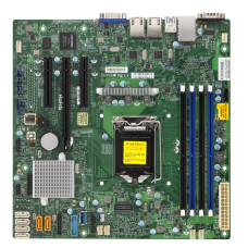 Supermicro MBD-X11SSL-F Intel C232, mATX, 1xCPU LGA 1151, 4x DDR4 ECC UDIMMs, 6*SATA 3, 2x1GbE LAN (i210-AT), 5xUSB 3.0, 6xUSB 2.0, COM, 2xSuperDOM, IPMI 2.0