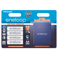 Аккумулятор Panasonic Eneloop AA 1900 4BP mAh NI-MH+case
