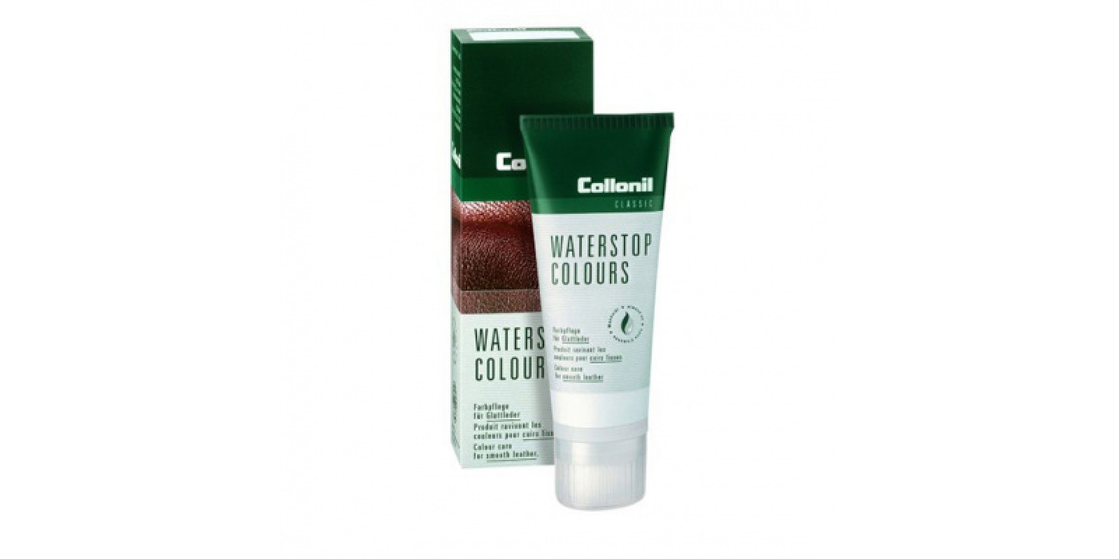 Крем для взуття Collonil Waterstop коричневий, 75 мл