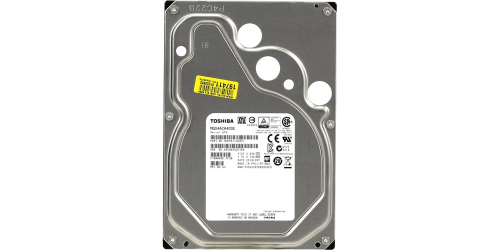 Toshiba MG04ACA400E HDD 3.5 Toshiba MG04ACA400E HDD 3.5