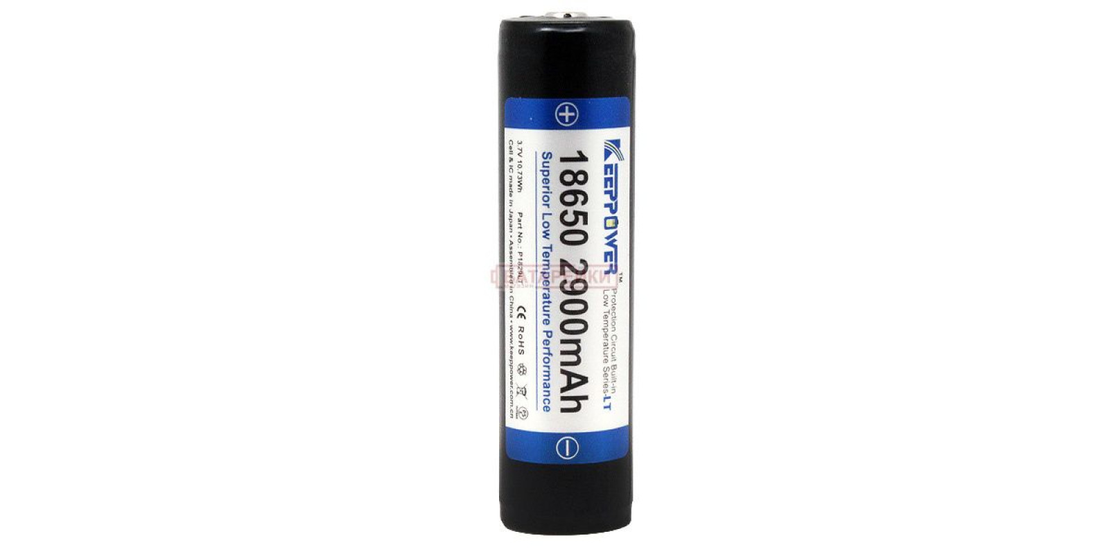 KEEPPOWER 18650 2900mAh с защитой P1829LT