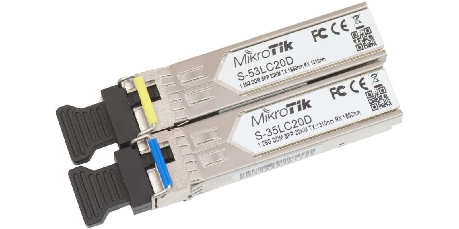 Комплект із 2-х модулів SFP MikroTik S-3553LC20D