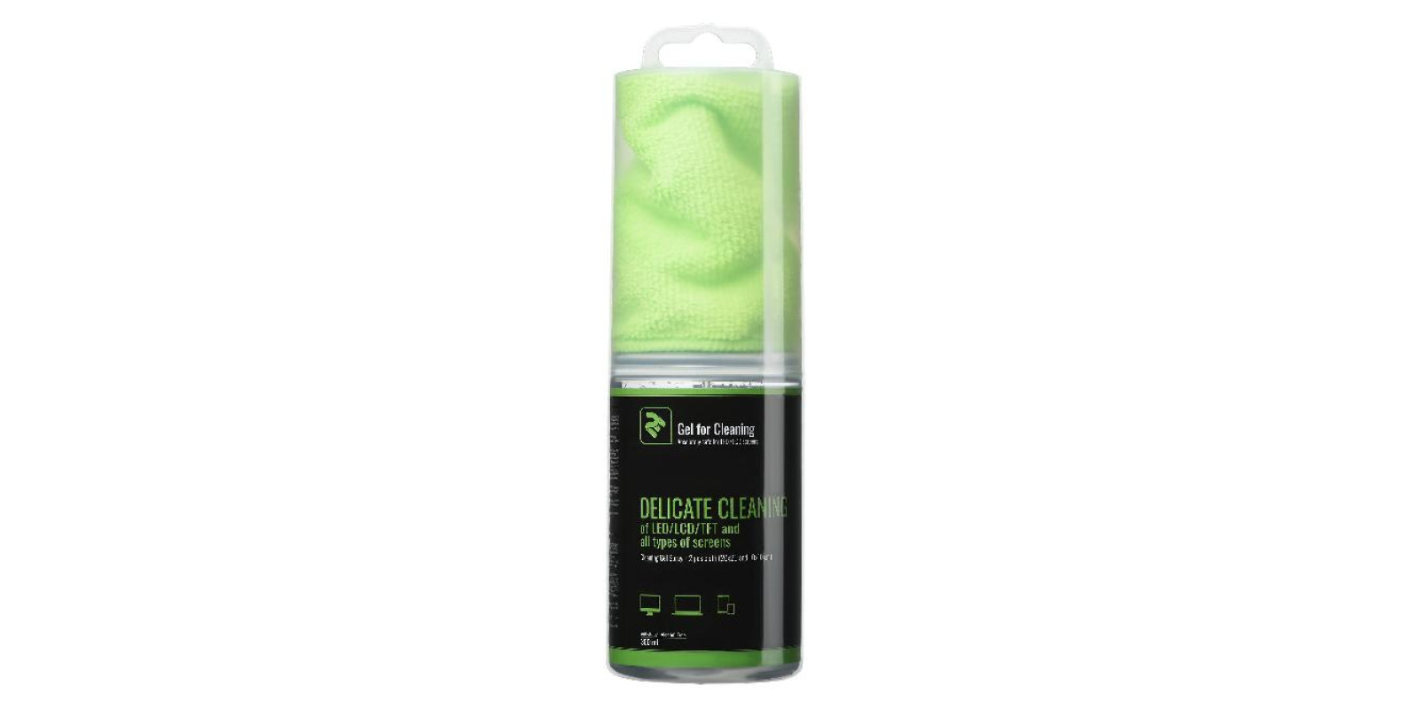 Гель для чищення 2E GEL для LED/LCD 300ml + 2 серветки 20X20 10X10 см