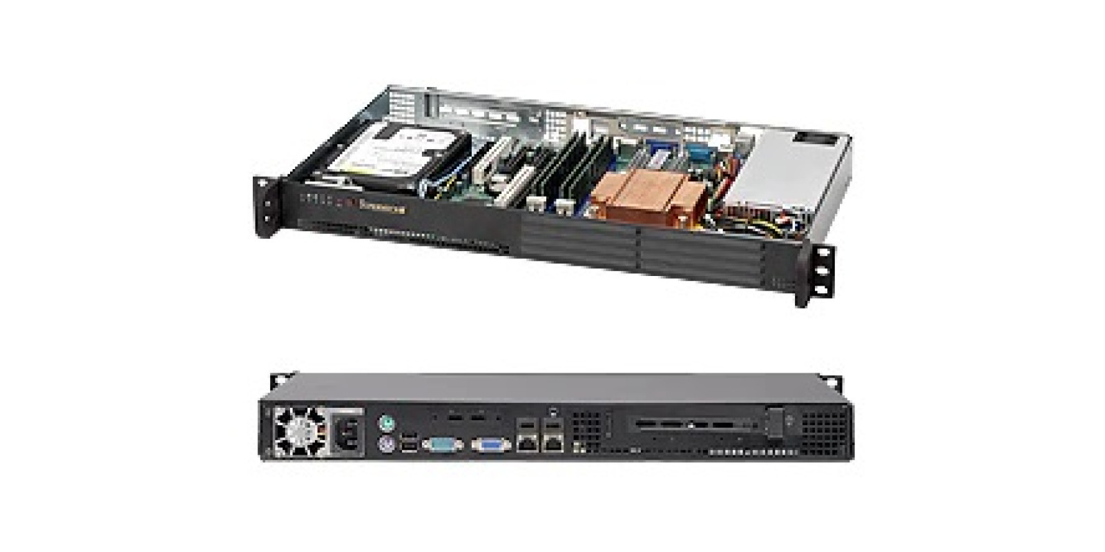 Supermicro CSE-502L-200B 19