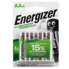  energizer aa 2000 pre-ch power plus уп. 4шт. офис, бизнес и торговля 54242 1