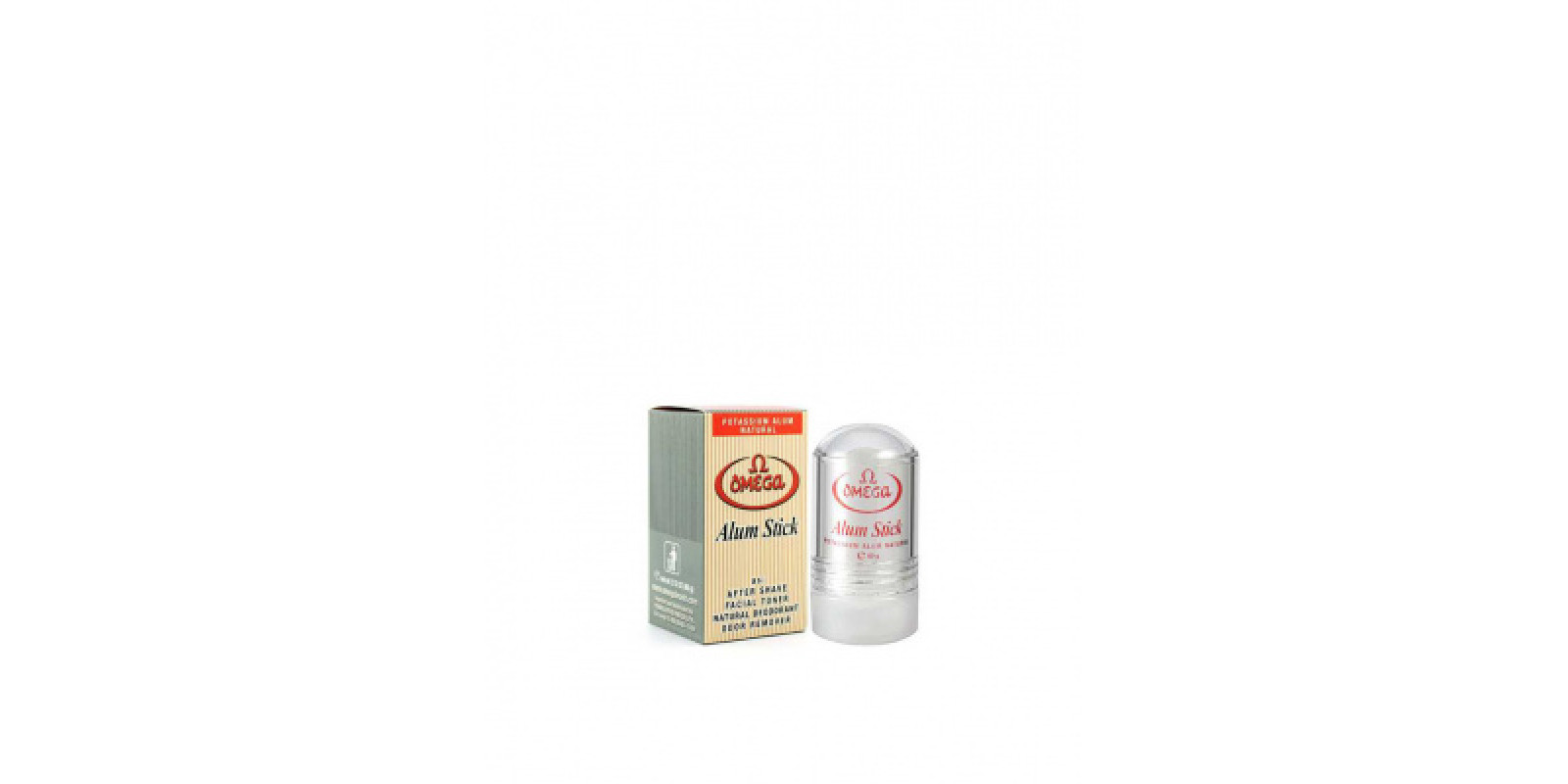 Натуральные квасцы Omega Alum Stick Натуральные квасцы Omega Alum Stick