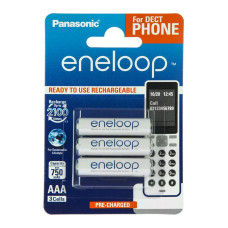 Аккумулятор Panasonic Eneloop AAA 750 3BP mAh NI-MH Dect Series