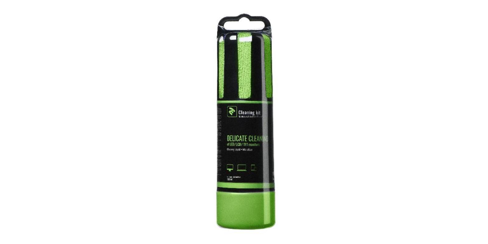 Набір для чищення 2E Liquid for LED/LCD 150ml + серветка, Green Набір для чищення 2E Liquid for LED/LCD 150ml + серветка, Green