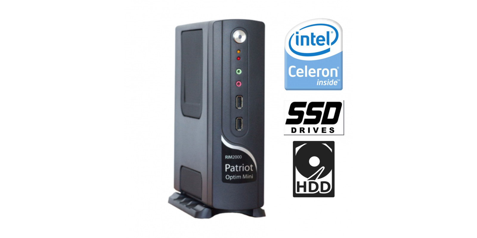 Компактний комп'ютер Celeron J4105, 8GB, SSD 240GB, HDD 1Tb