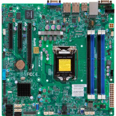 Supermicro MBD-X10SLL-F Intel C222, Micro ATX, 1xCPU LGA 1150, 4 slots DDR3 ECC UDIMMs, 2*SATA 3, 4*SATA 2, 2x1GbE LAN (i217LM, i210A), IPMI 2.0