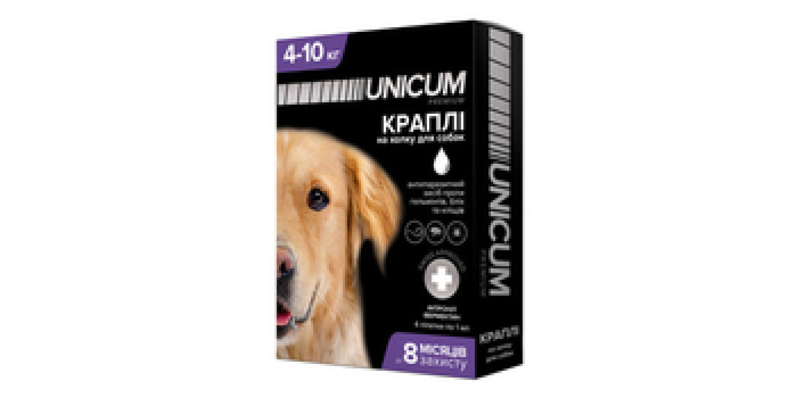 Unicum Premium Краплі від гельмінтів, бліх та кліщів для собак