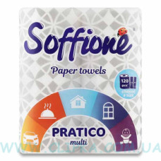 Паперові рушники SOFFIONE 2шт в уп. Паперові рушники SOFFIONE 2шт в уп.