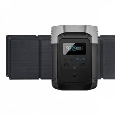 Комплект EcoFlow DELTA з 2 сонячними панелями Комплект EcoFlow DELTA з 2 сонячними панелями