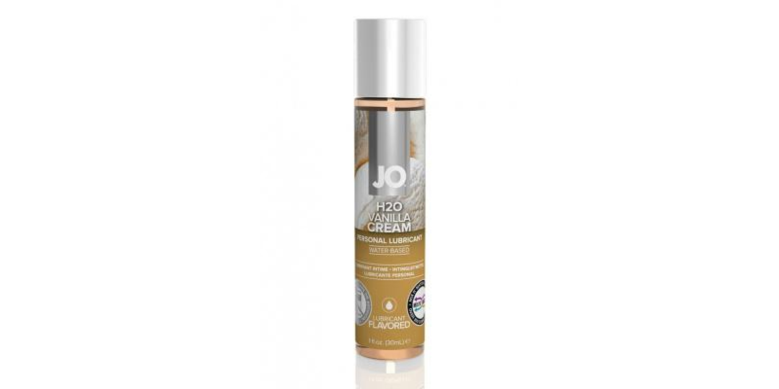 System JO - H2O lubricant Vanilla Cream оральний лубрикант зі смаком ванільного крему, 30 мл
