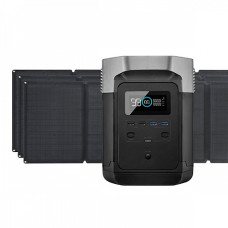 Комплект EcoFlow DELTA з 3 сонячними панелями Комплект EcoFlow DELTA з 3 сонячними панелями