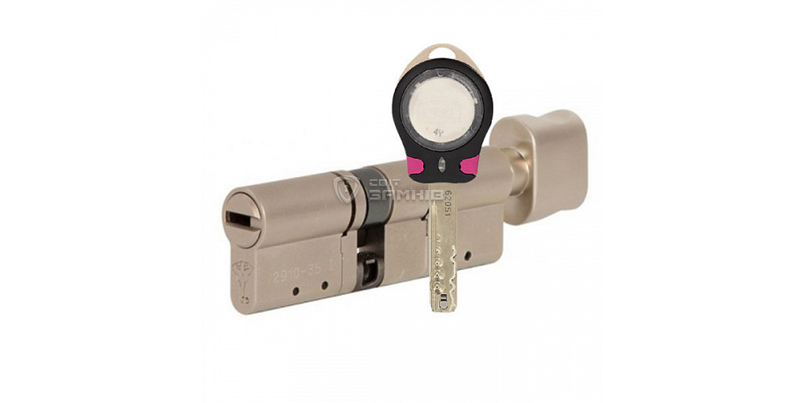 Циліндр MUL-T-LOCK MTL800/MT5+ CLIQ 73T (33i*40T) нікель сатин Циліндр MUL-T-LOCK MTL800/MT5+ CLIQ 73T (33i*40T) нікель сатин