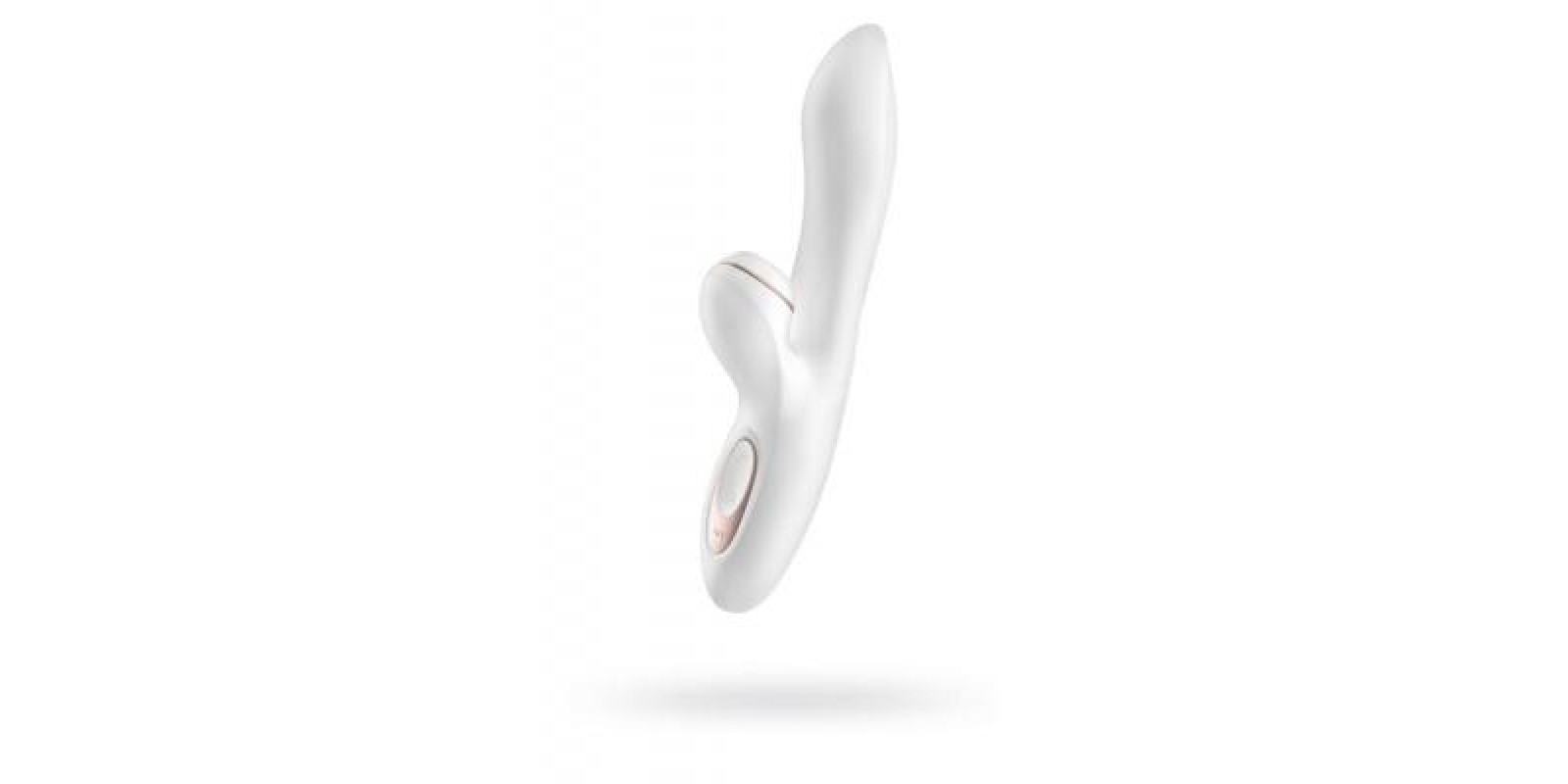 Satisfyer Pro G-Spot Rabbit – вібратор-кролик з вакуумною стимуляцією клітора, 11х3,5 см (білий)
