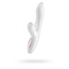 Satisfyer Pro G-Spot Rabbit - вибратор-кролик с вакуумной стимуляцией клитора, 11х3,5 см (белый)