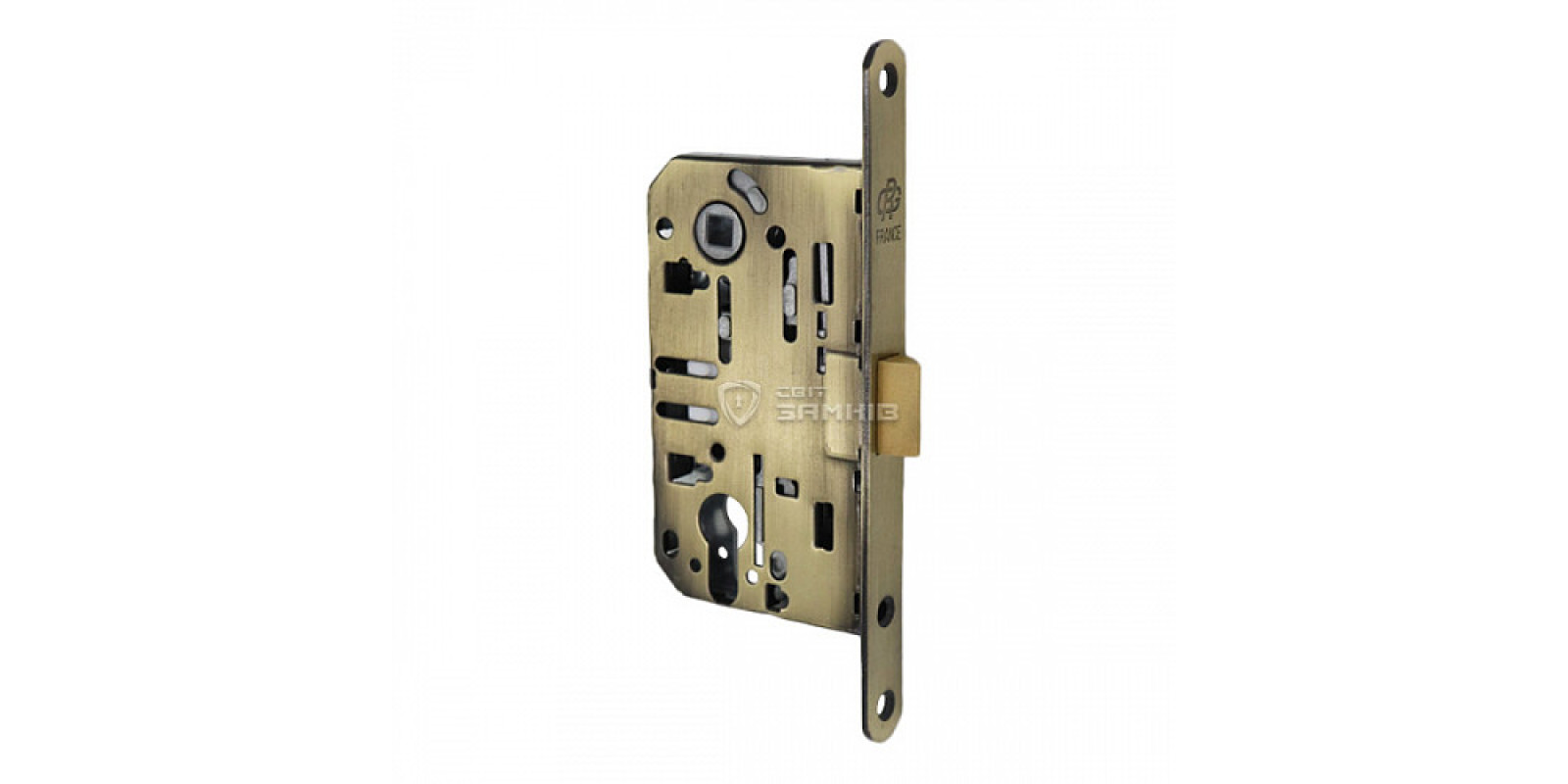 Механізм замка GAVROCHE GR85-K PZ (BS50*85мм) пласт.язичок AB бронза Механізм замка GAVROCHE GR85-K PZ (BS50*85мм) пласт.язичок AB бронза