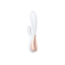 Satisfyer Mono Flex Смарт-вибратор кролик, 11.5х3.5 см (белый)