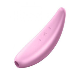 Satisfyer Curvy 3+ мощный вакуумный клиторальный стимулятор, 15х5 см