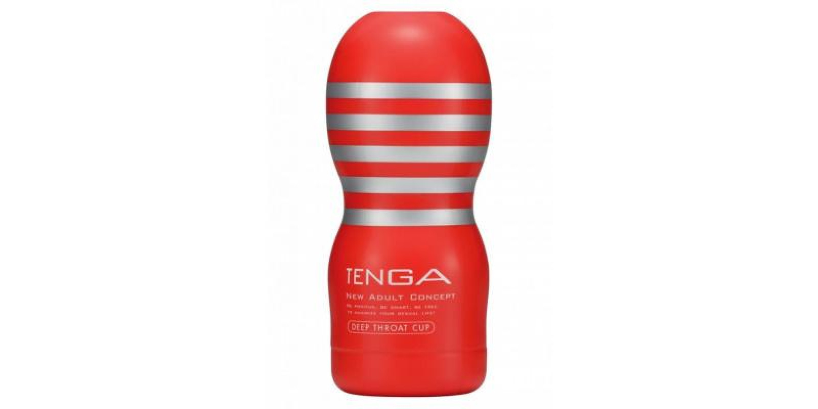 Tenga Deep Throat Cup - Мастурбатор с эффектом сосания, 15х4,5 см (белый)