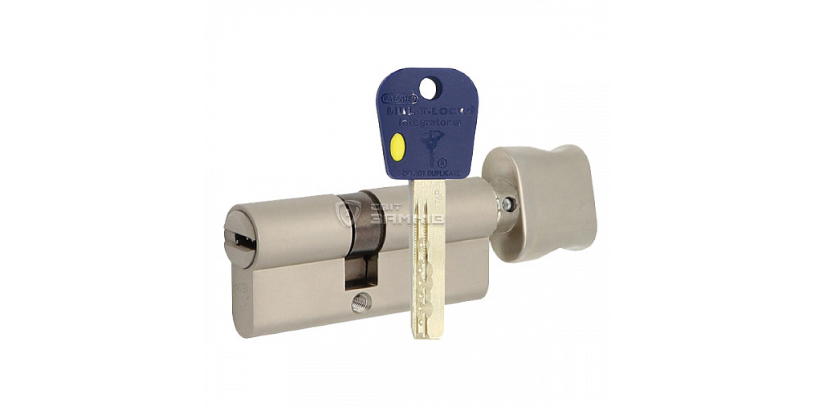 Циліндр MUL-T-LOCK Integrator 120T (70*50T) нікель сатин Циліндр MUL-T-LOCK Integrator 120T (70*50T) нікель сатин