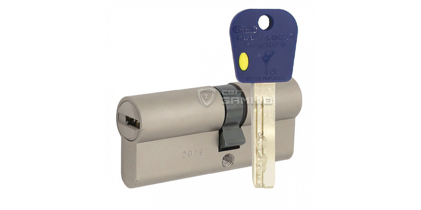 Циліндр MUL-T-LOCK Integrator 80 (40*40) нікель сатин Циліндр MUL-T-LOCK Integrator 80 (40*40) нікель сатин