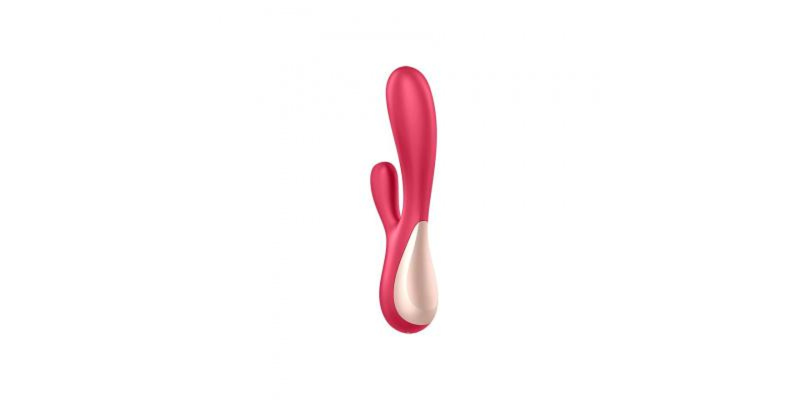 Satisfyer Mono Flex Смарт-вібратор кролик, 11.5х3.5 см (червоний)